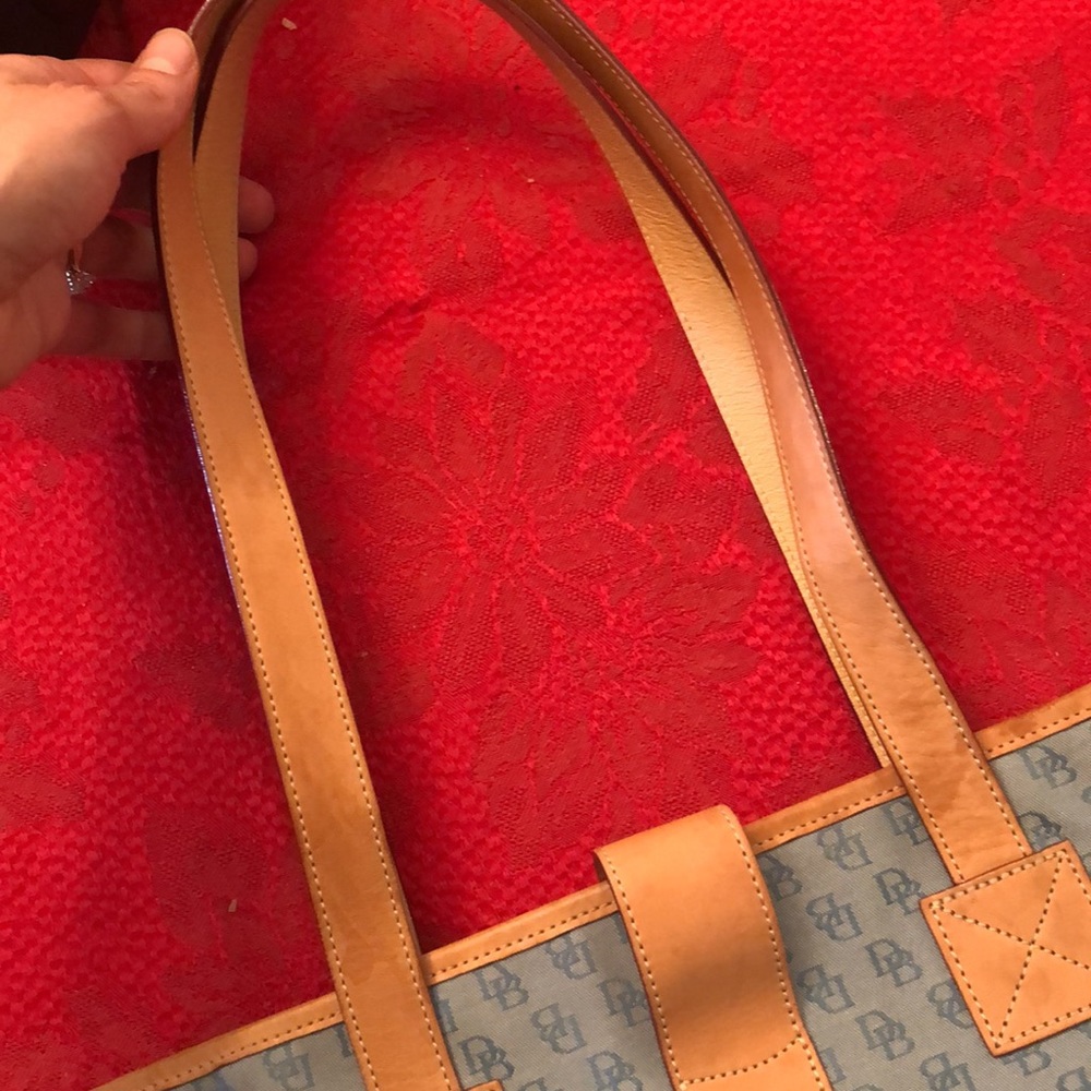 Dooney and Bourke Medium Light Blue Shopper - Picture 5 of 8